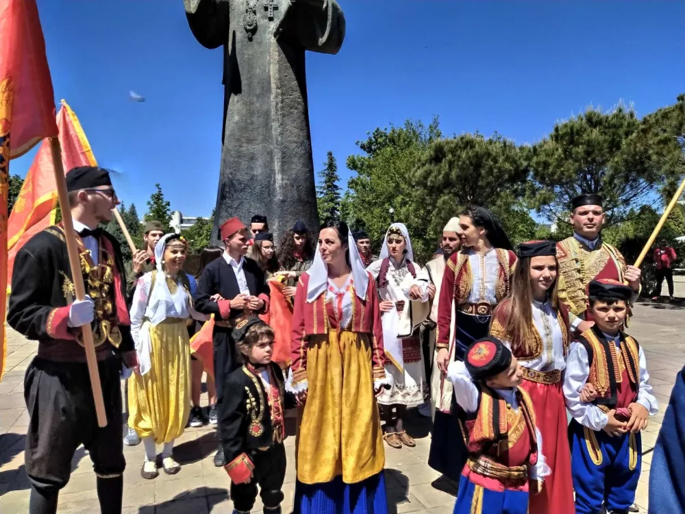 ФОТО: Протест СУБНОР-а у Подгорици поводом Дана побједе над фашизмом