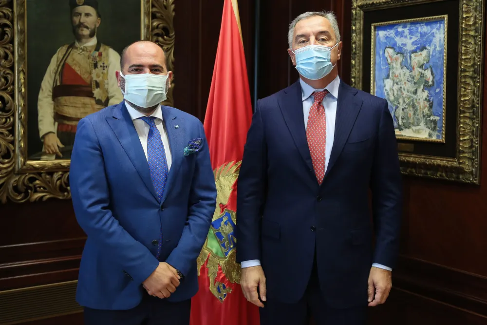 Ђукановић са амбасадором Албаније разговарао о пријатељским односима ове двије земље