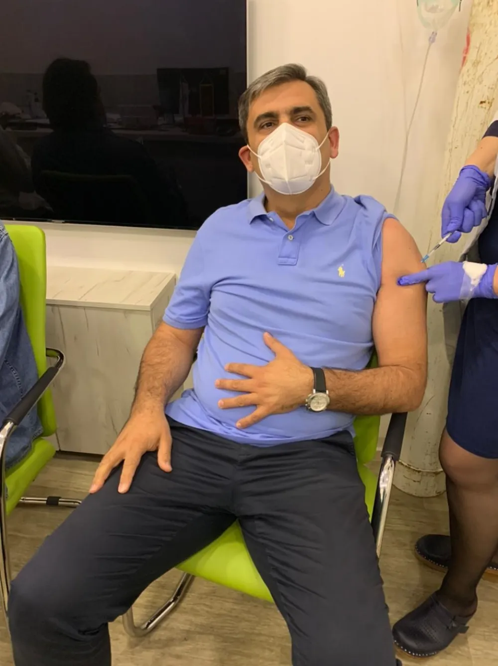 Ибрахимовић се вакцинисао