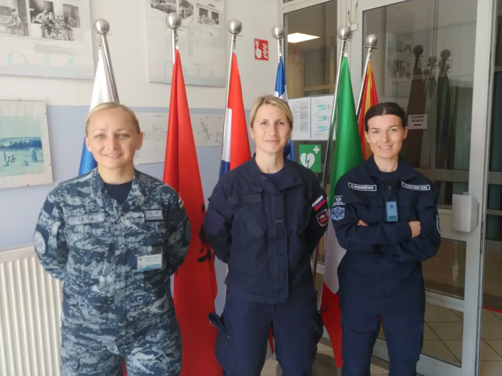 Припадници Морнарице Војске на вjежби Адрион Ливекс 21 у Словениjи