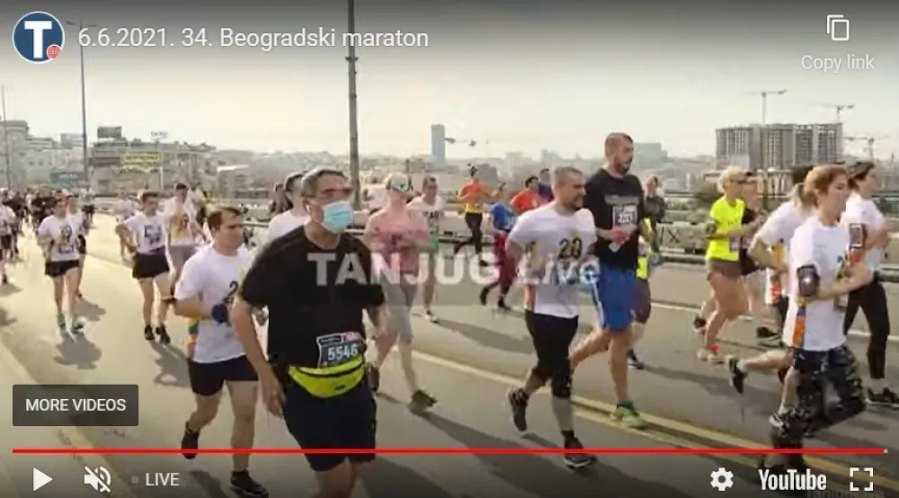 Почео 34. Београдски маратон: На трци учествуjе око 5.000 људи