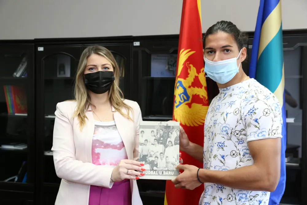 Пријем за младог фудбалера Младена Марстијеповића