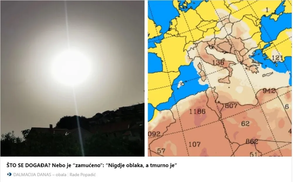 Зашто небо изнад Хрватске није плаво?
