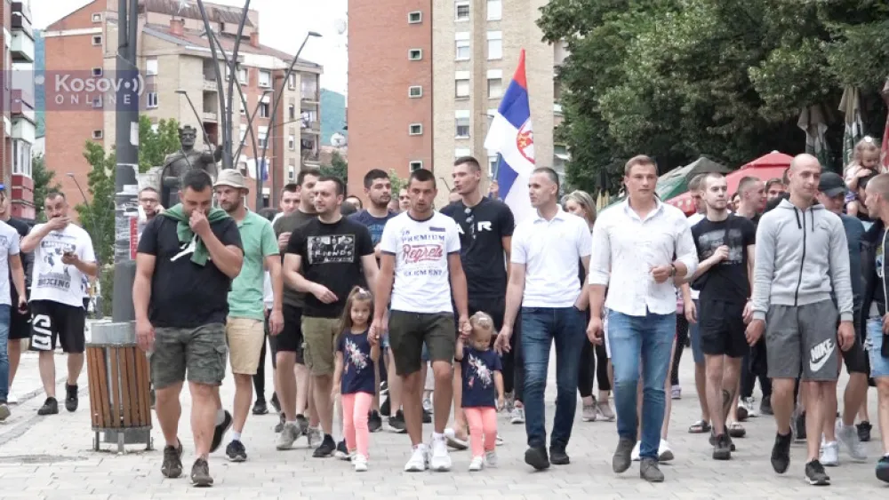 (ВИДЕО) Протест у Сјеверној Митровици: Хапшење Јовановића улило страх