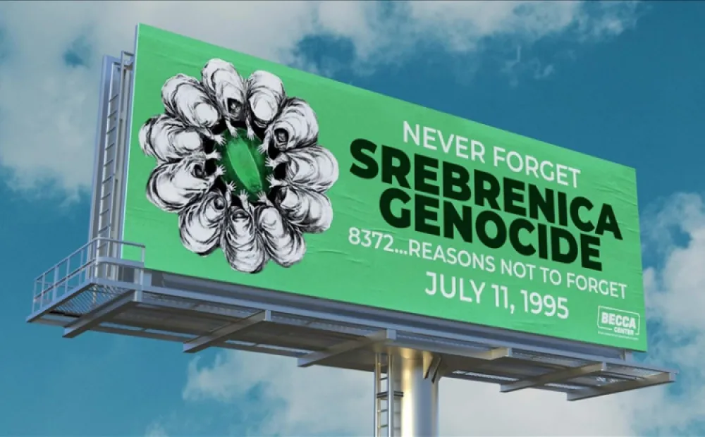 У Чикагу постављен билборд: "Never Forget Srebrenica Genocide"