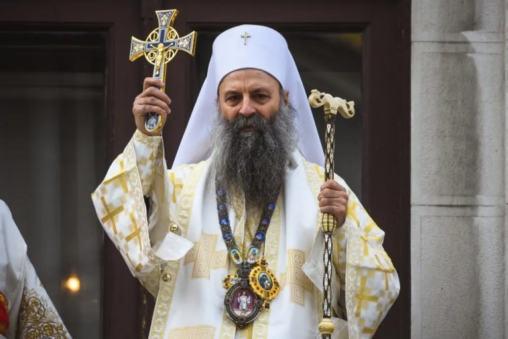 Патријарх Порфирије на Инстаграму објавио фотографију са литије у Беранама
