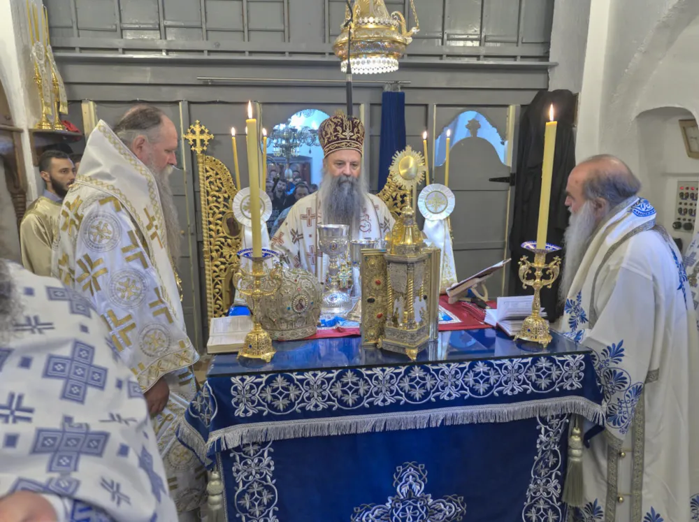 Патријарх Порфирије: Хтјели су на силу да нас спријече да дођемо у своју кућу на Цетињу