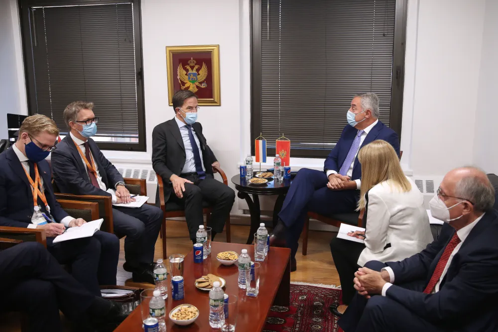 Ђукановић-Руте: Холандија подржава европски пут ЦГ, разматрају отварање амбасаде у Подгорици