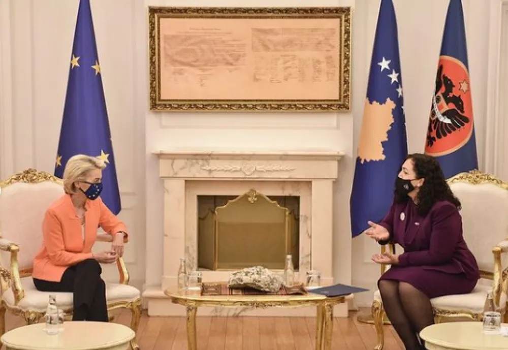 Фон дер Лајен са представницима Приштине: Курти оптужио Вучића да говори језиком прошлог вијека