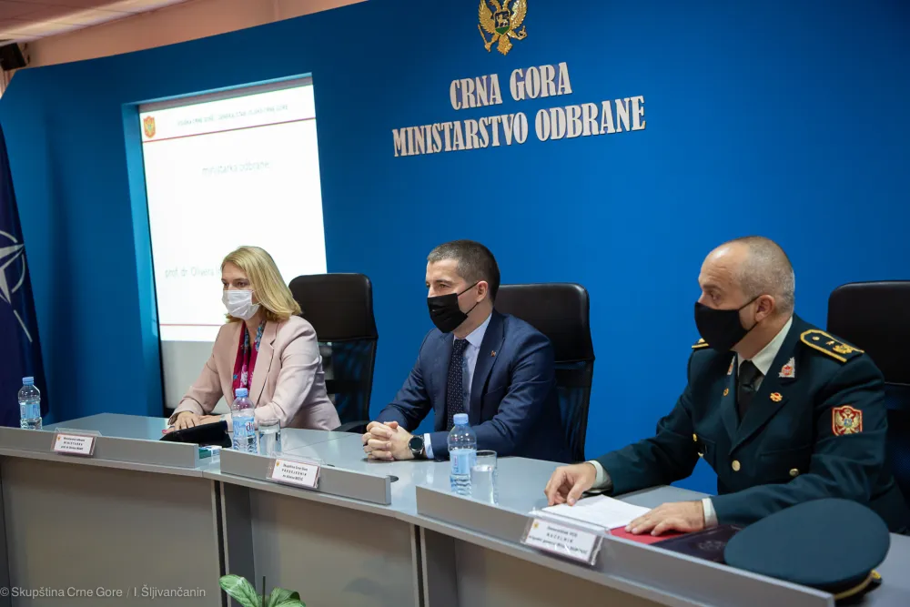 Бечић у посјети МО: Јака војска претпоставка јаке Црне Горе