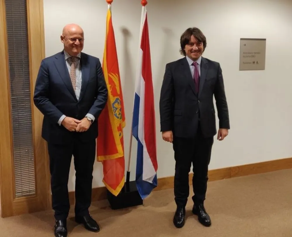 Холандија даје снажну подршку Црној Гори за наставак европског пута