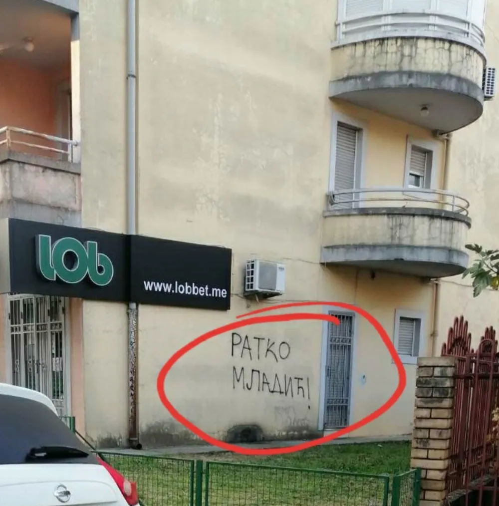 У Подгорици освануо графит - Ратко Младић