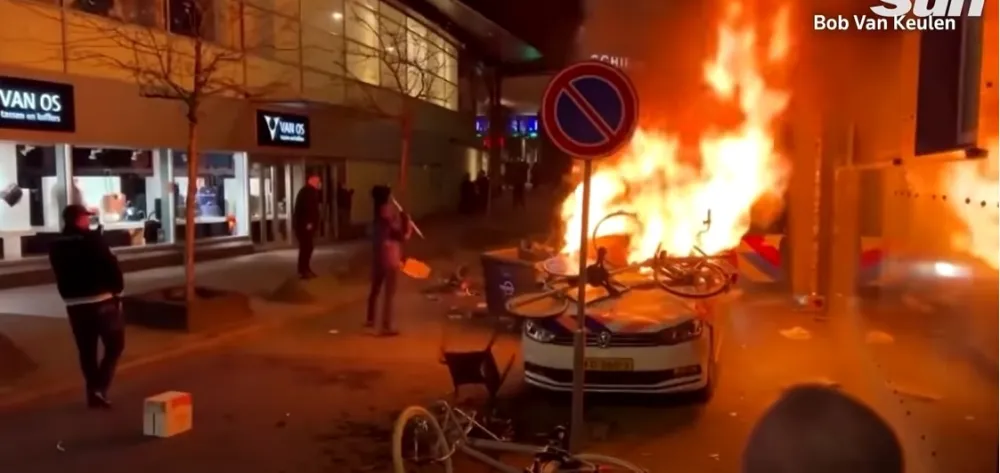 (ВИДЕО) Демонстрације у Холандији због нових правила изолације