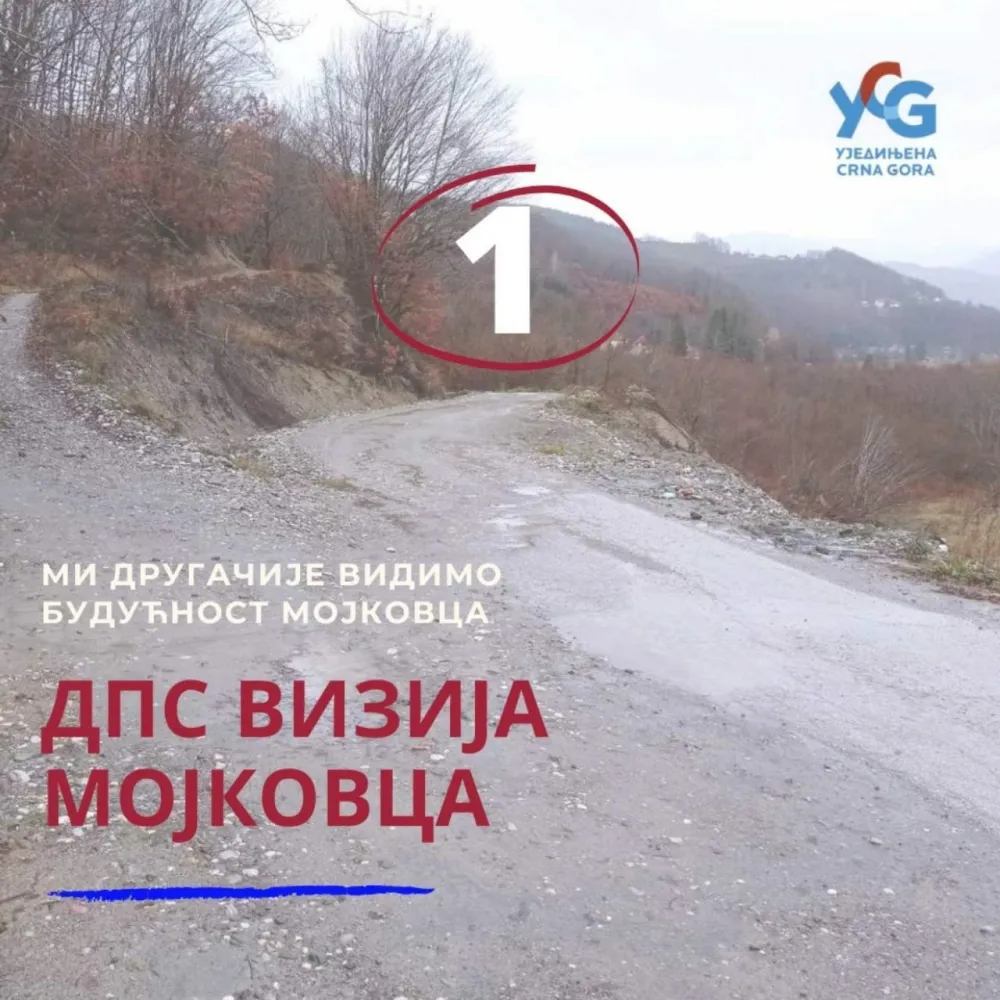 Уједињена ЦГ Мојковац: Лицемјерна саопштења криминалне банде на власти
