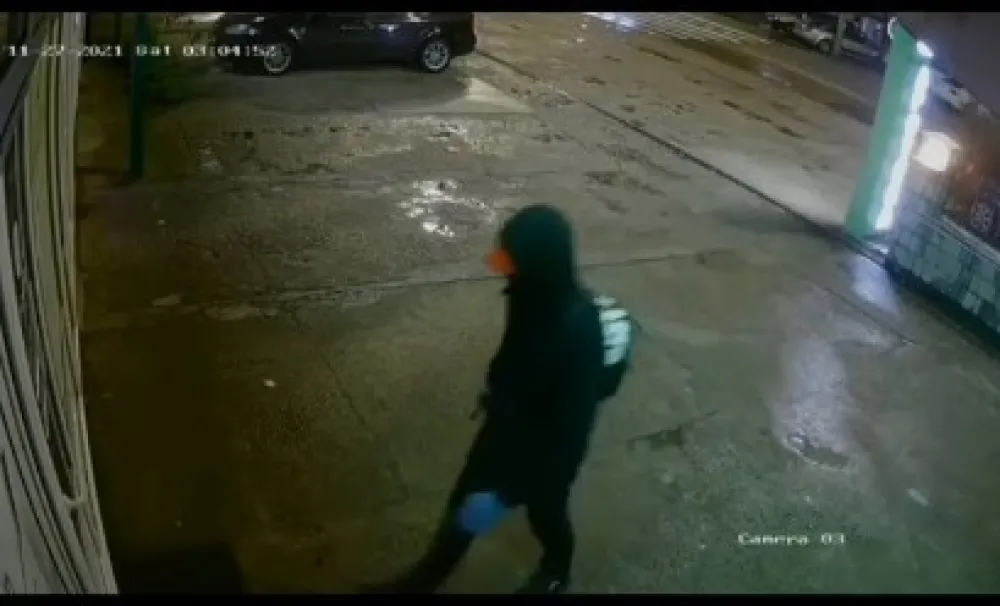 (ВИДЕО) Херцег Нови: Лопов покушао да провали објекат, па побјегао кад је чуо аларм