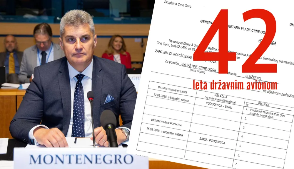 МАНС: Супруга пратила Ивана Брајовића на 25 службених путовања