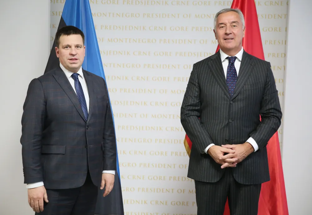 Ђукановић примио предсједника парламента Естоније