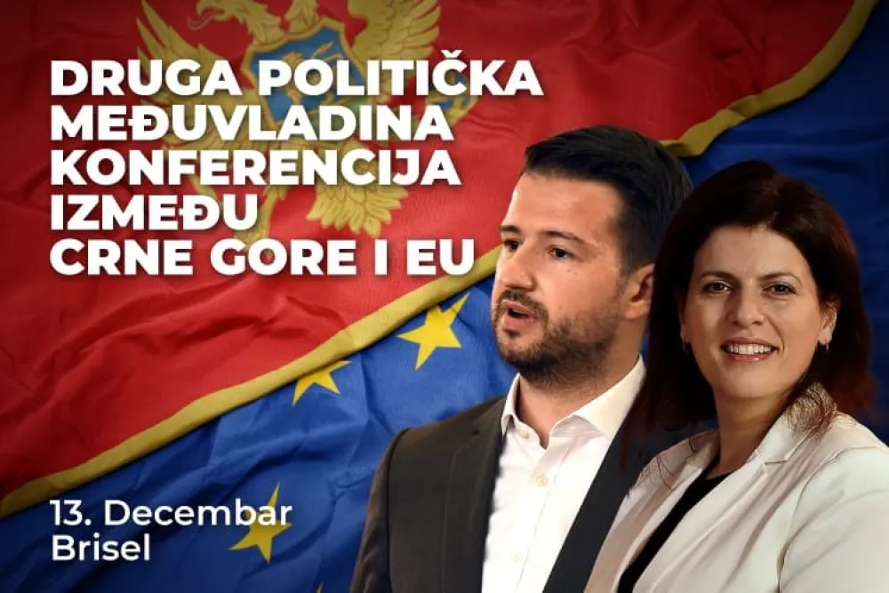 Данас међувладина конференциjа Црне Горе и ЕУ