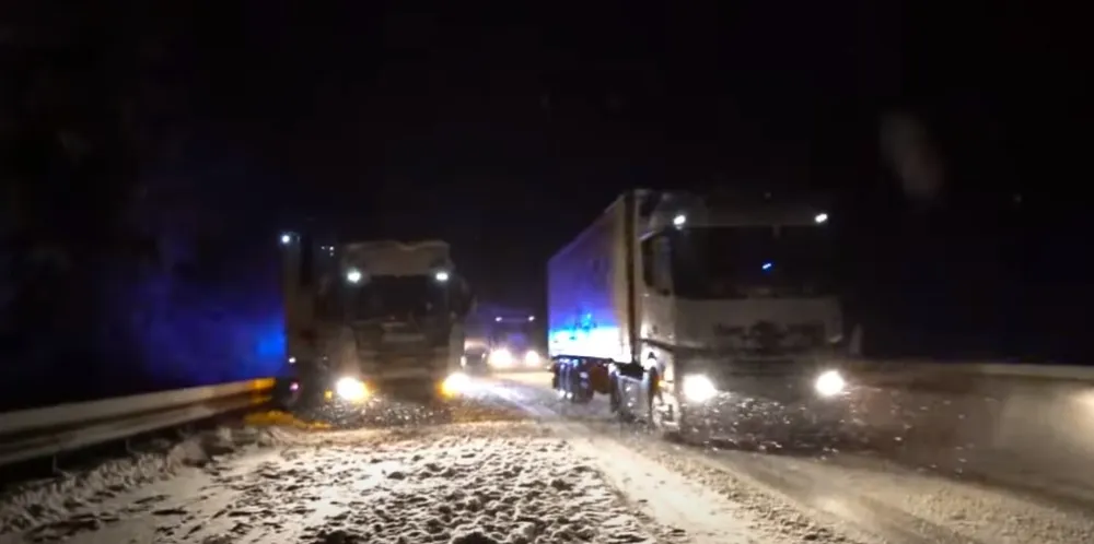 (ВИДЕО) Снијег оковао Аустрију и Словенију: Проблеми са саобраћајем и струјом