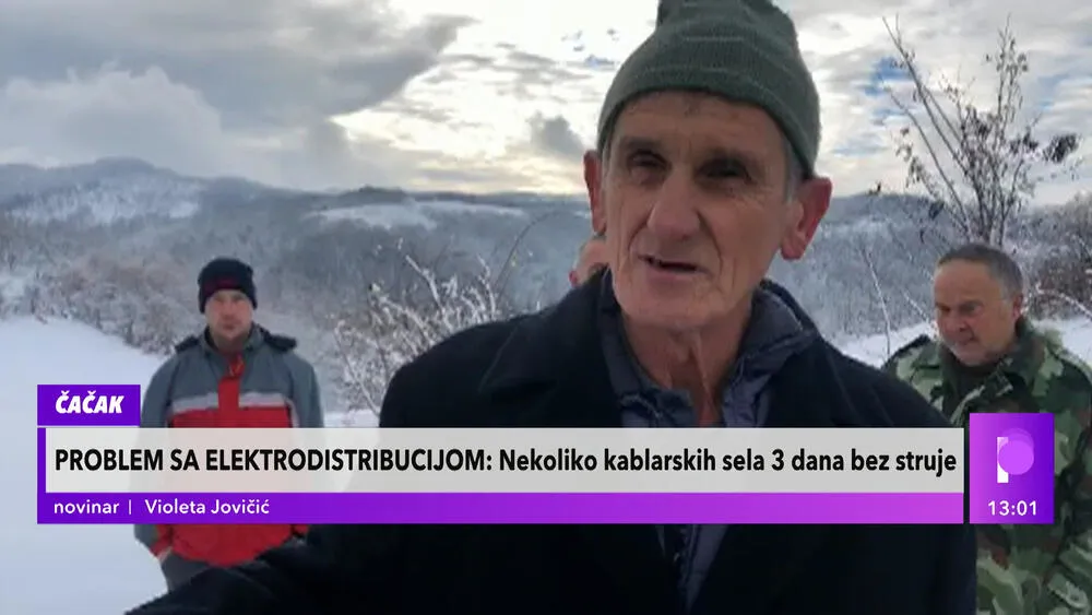 (ВИДЕО) Одговор завејаног Чачанина насмијао Србију: У три ријечи открио муку