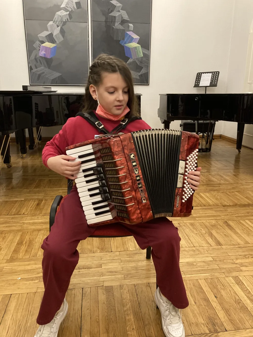 Јавни час хармоникаша музичке школе "Васа Павић"