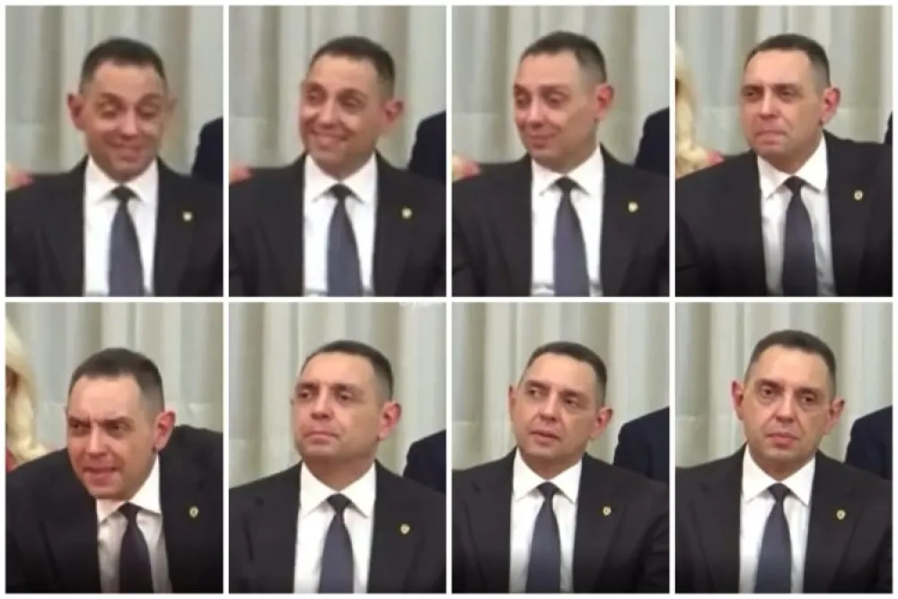 (ВИДЕО) Не треба му саговорник: Погледајте како Вулин "ћаска" са самим собом