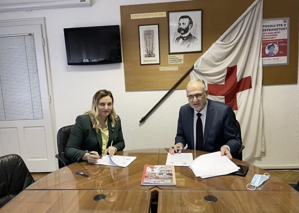 Секретаријат за социјално старање и Црвени крст потисали протокол о сарадњи