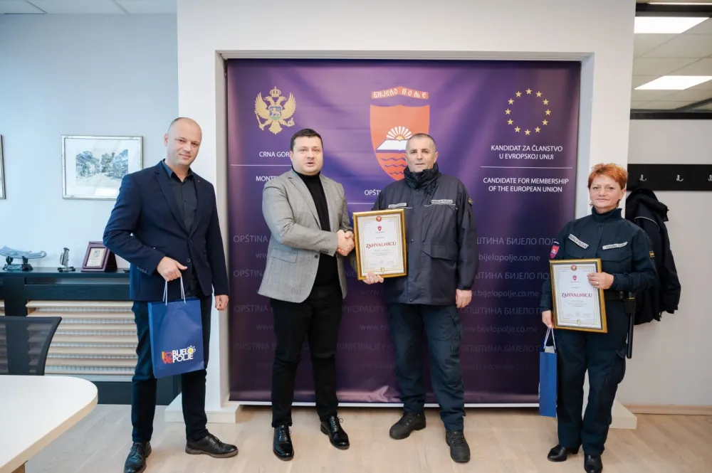 Општина Бијело Поље наградила најбоље комуналне полицајце и раднике на одржавању чистоће