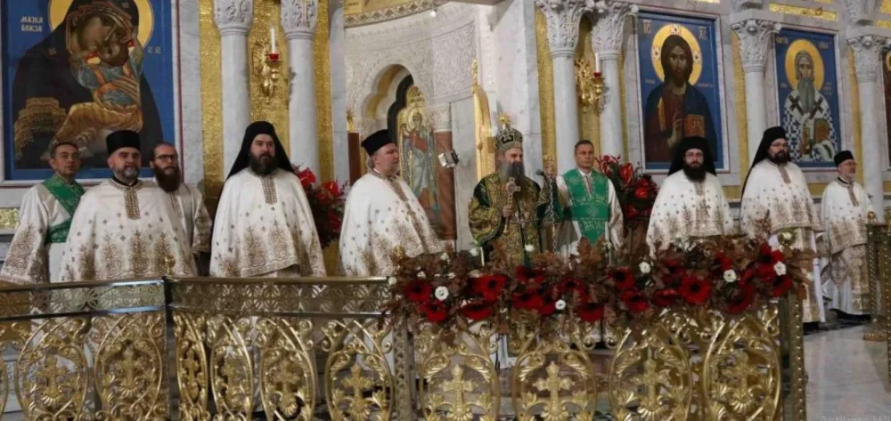 Са Божићне литургије у Храму Светог Саве на Врачару
