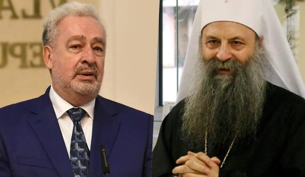 Детаљи писма премиjера Кривокапића патриjарху Порфириjу
