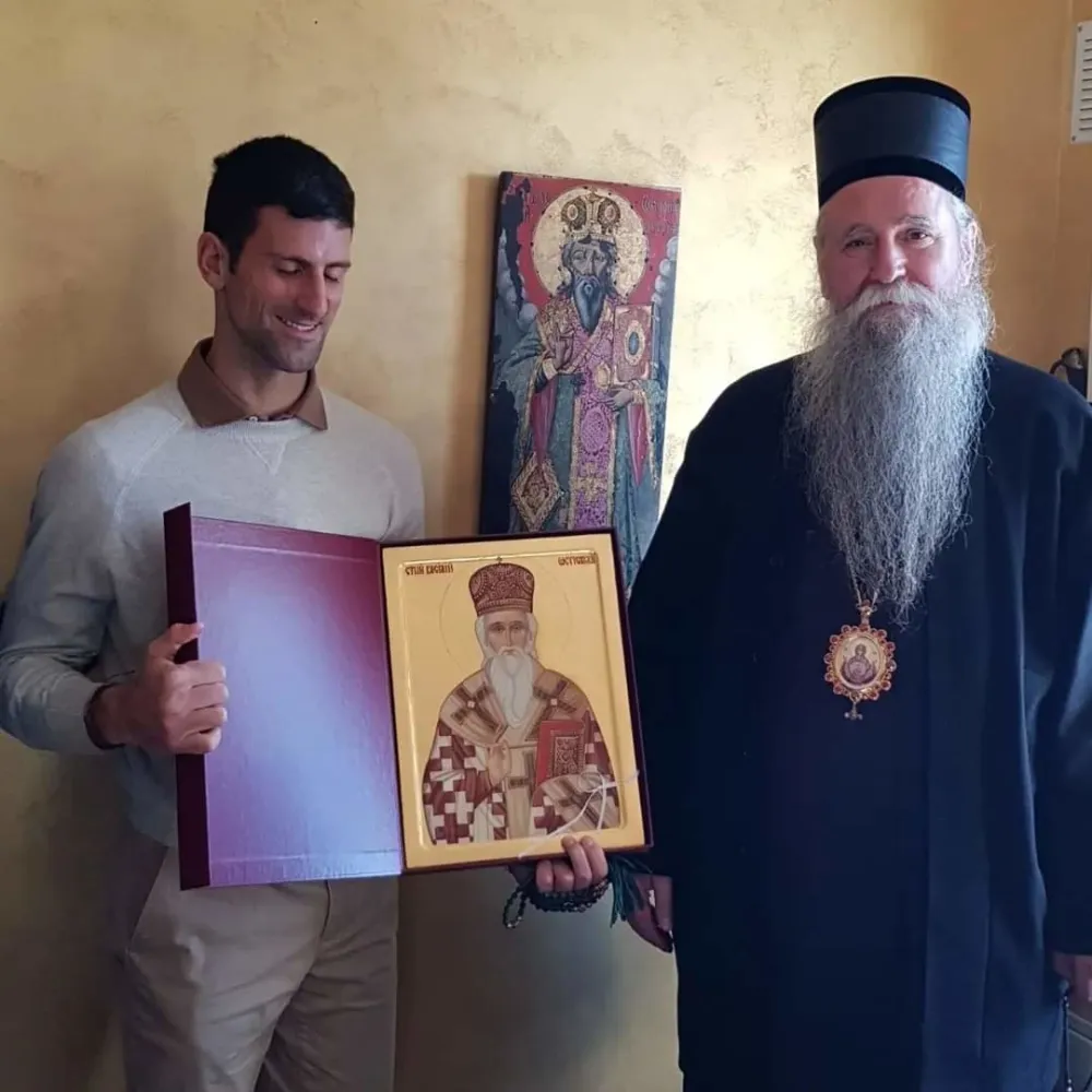 (ВИДЕО) Ђоковић посјетио Манастир Острог