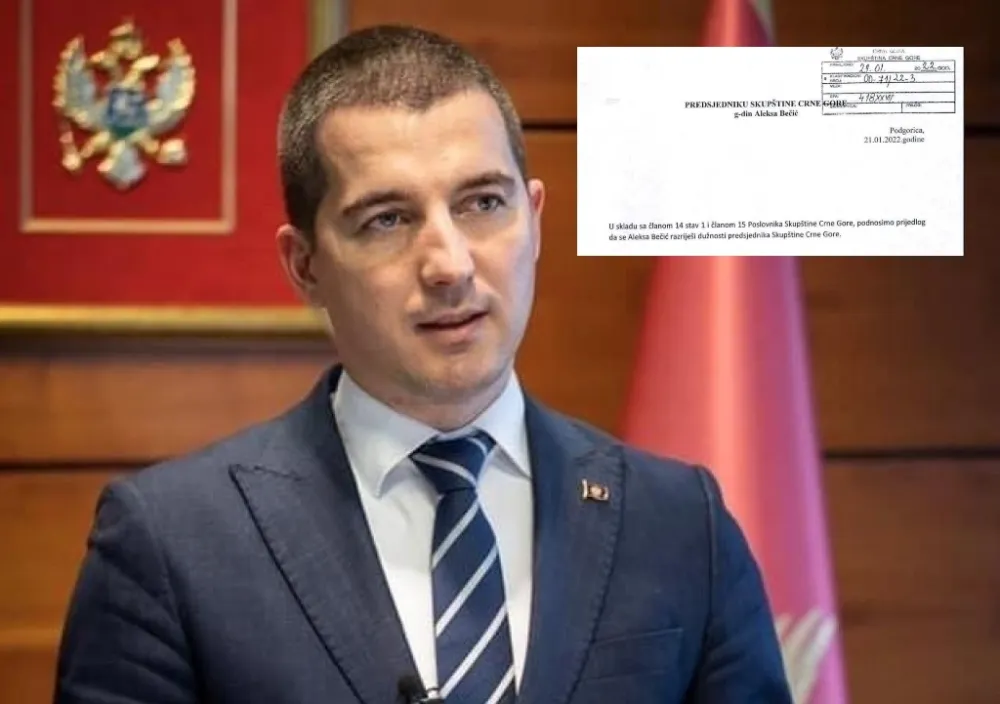 (ФОТО) Опозиција поднијела иницијативу за смјену предсједника Скупштине Алексе Бечића