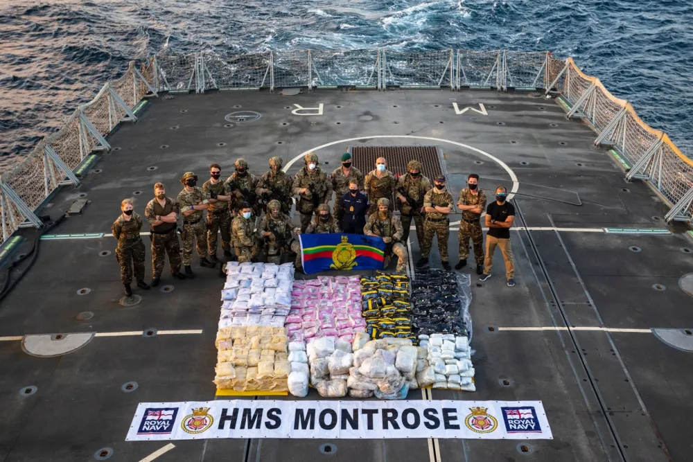 Британска морнарица заплијенила дрогу вриједну 20 милиона долара