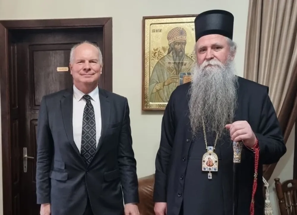 Митрополит Јоаникије са амбасадором Аустрије: Заједнички рад на добробити Западног Балкана