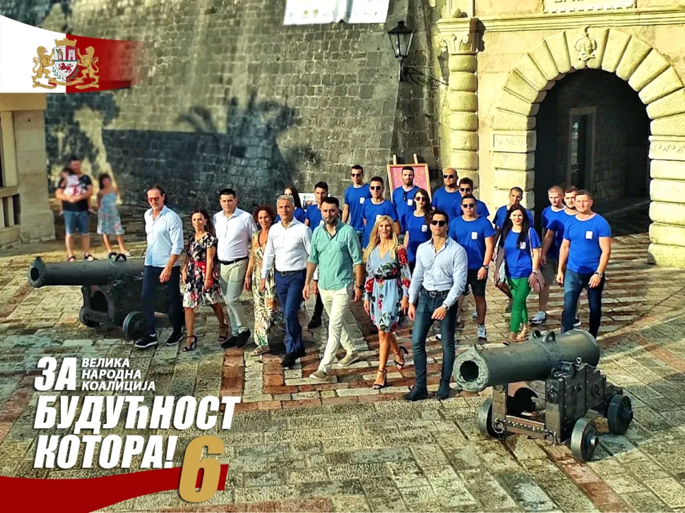 Коалиција "За Будућност Котора" прошле године у августу