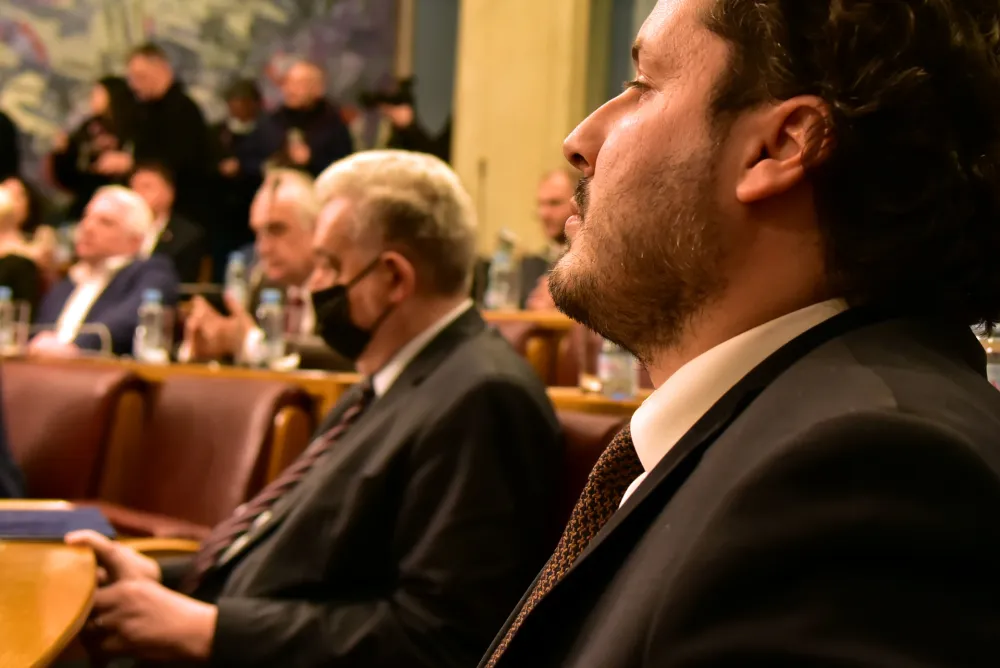Dritan Abazovic, Zdravko Krivokapic,Skupstina Crne Gore, Sjednica Skupstine Crne Gore
