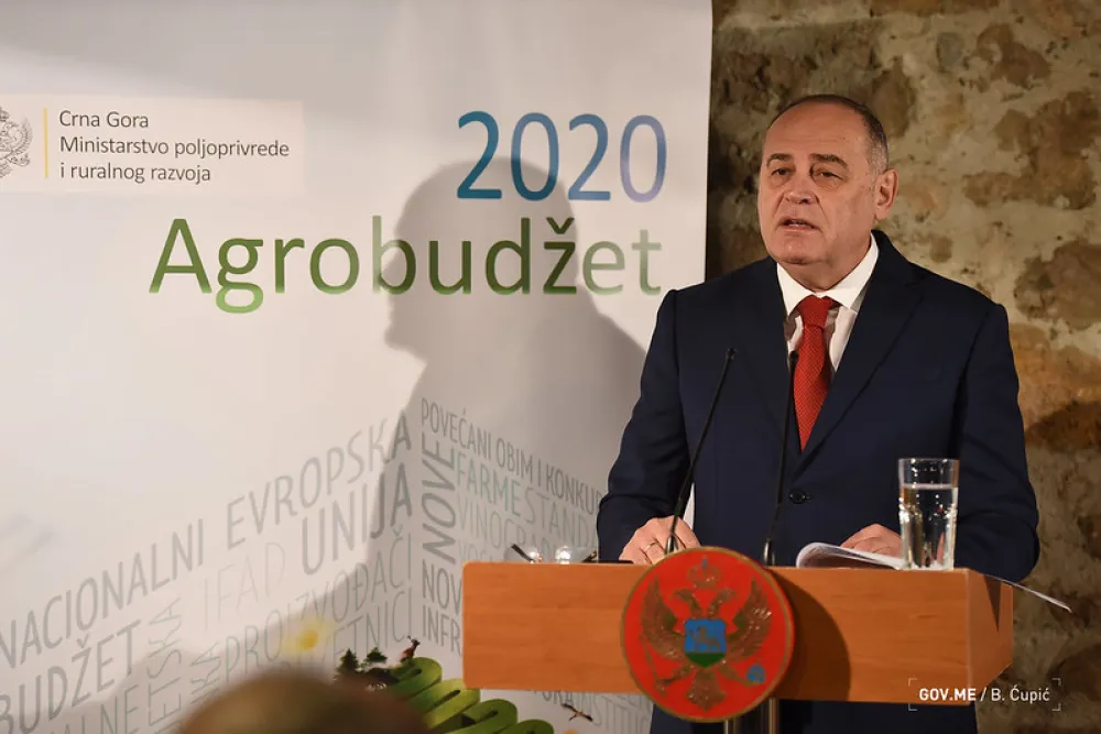 milutin simovic predstavljanje agrobudzeta za 2020
