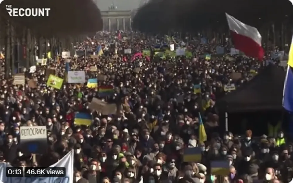 Протест у Берлину због Украјине