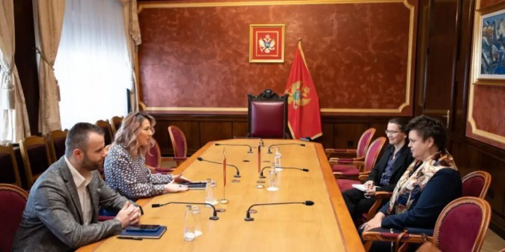 Струјић Харбић са&nbsp;амбасадорком Чешке у Црној Гори&nbsp;Јанином Хребичковом