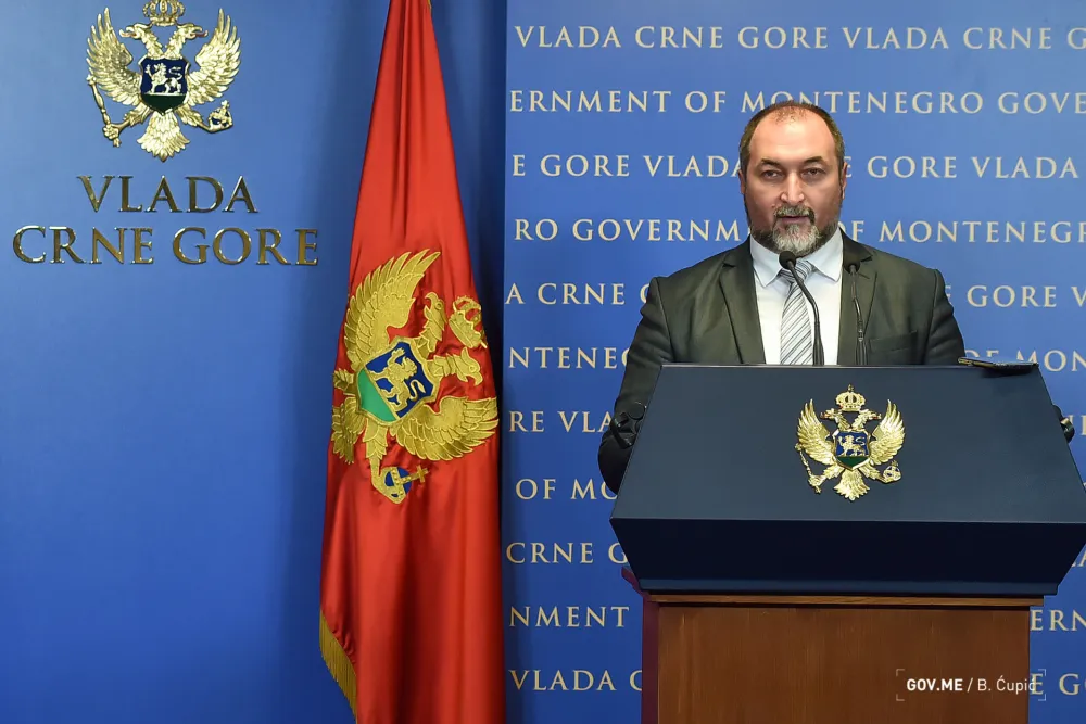Стијовић јуче на пресконференцији