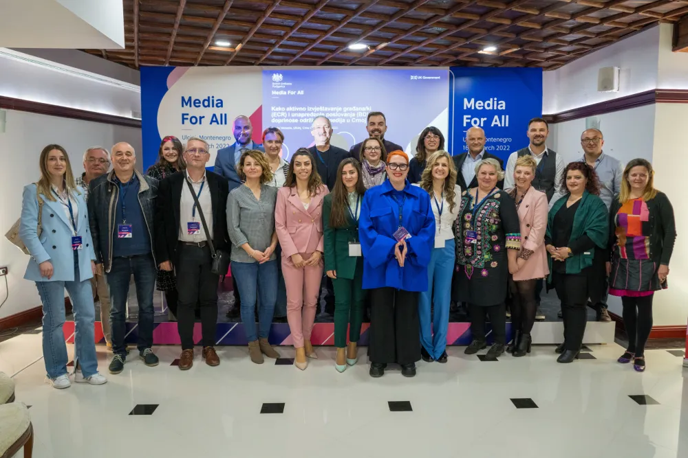 Учесници конференција у оквиру пројекта "Media for All" 