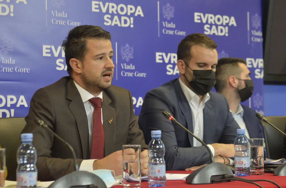 Pres ministarstva finansija, Jakov Milatovic, Milojkko Spajic