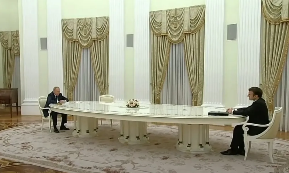 Путин и Макрон