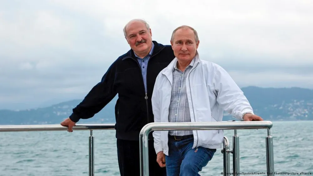 Путин и Лукашенко 
