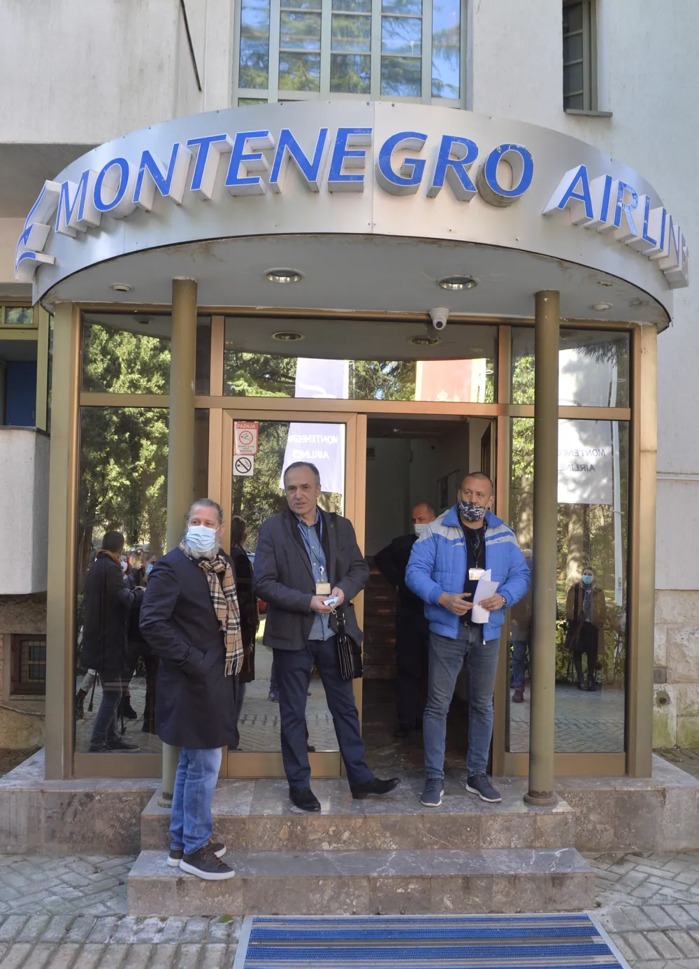 protest radnika Montenegro airlinesa, montenegro airlines