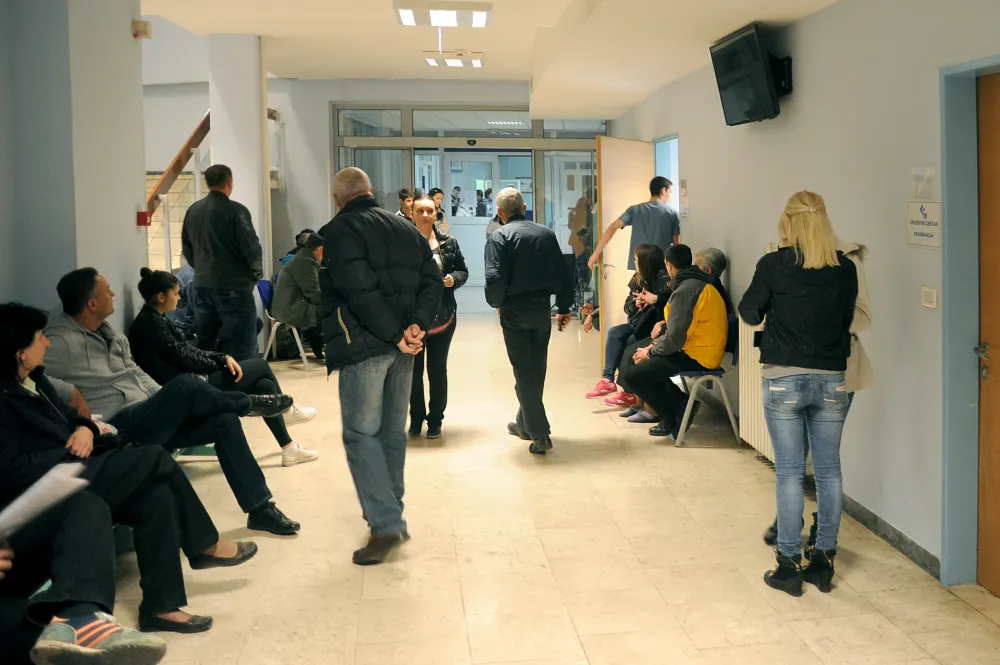 Пацијенти на Поликлиници КЦЦГ
