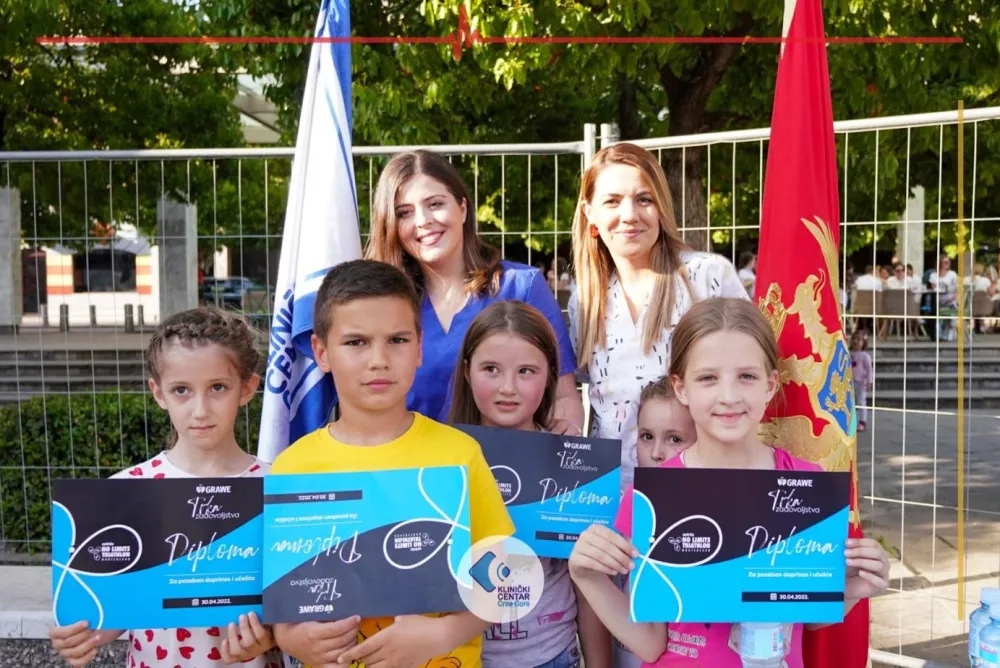Институт за болести дјеце подржао хуманитарну трку Триатлон