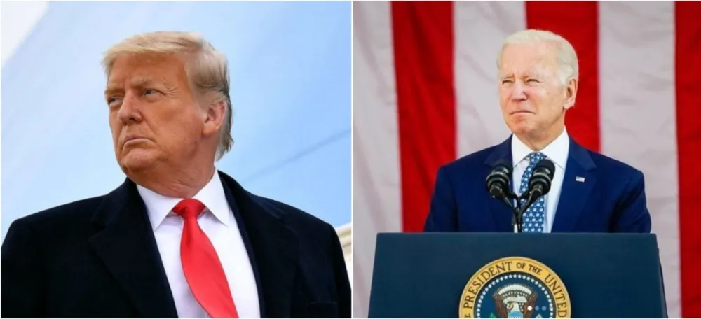 Доналд Трамп и Џо Бајден