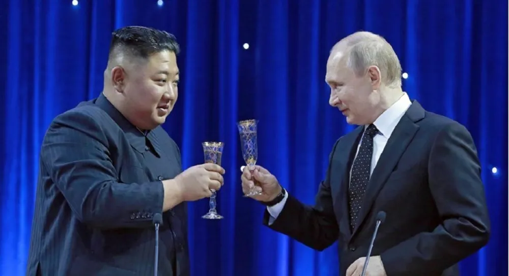 Ким Џонг Ун и Владимир Путин