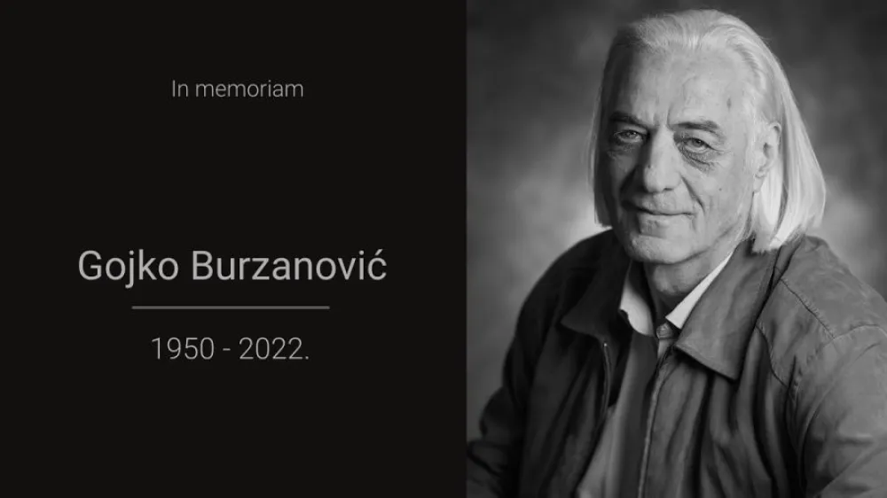 Преминуо Гојко Бурзановић